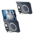 Crocodile Pattern MagSafe iPhone Duo Case with Ring Stand