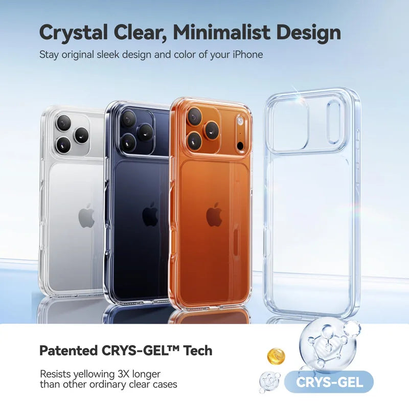 Crystal Clear iPhone Case Slim Hard Case
