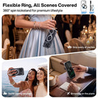 360 Rotating Ring Stand MagSafe iPhone Hard Case