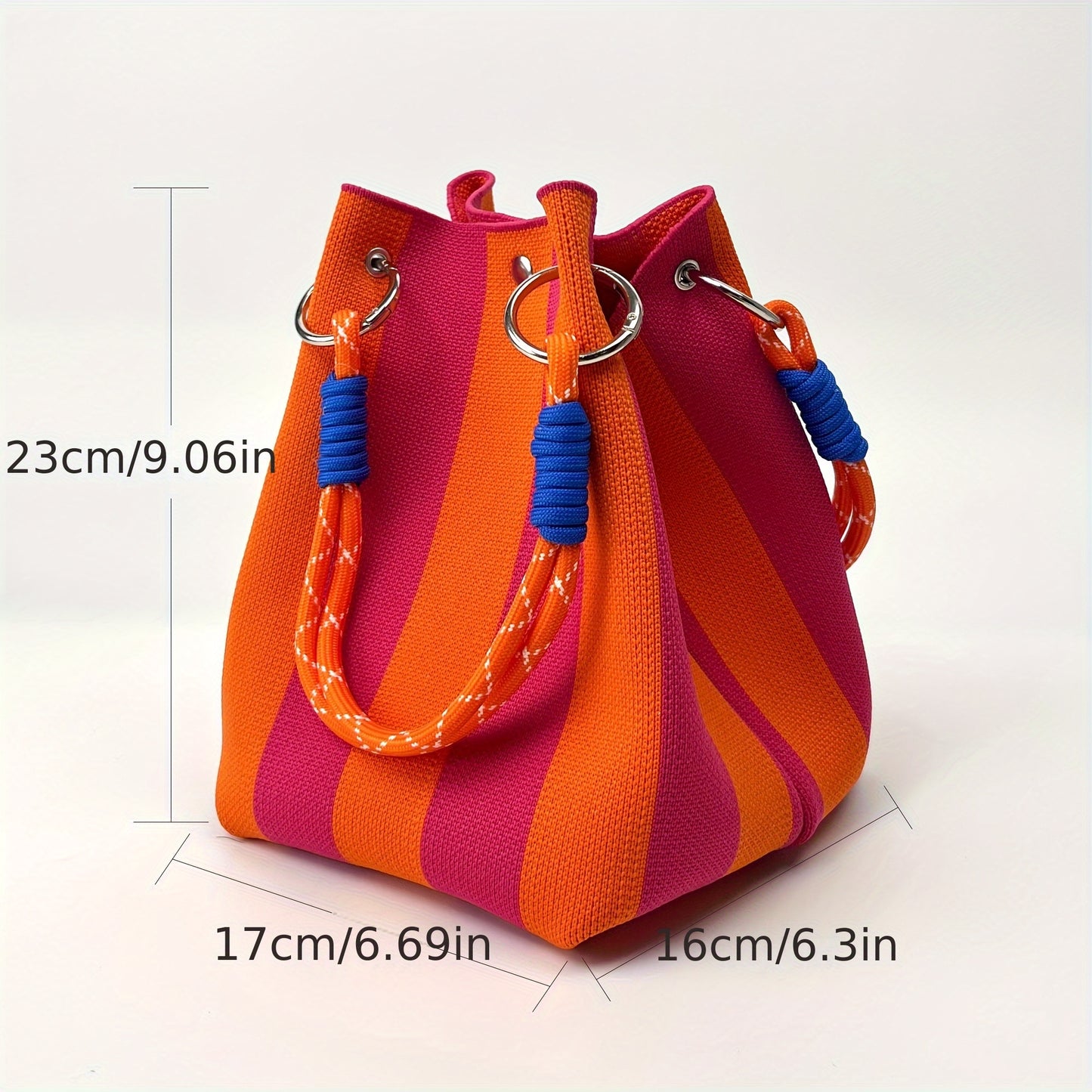 Colorblock Tote Bag