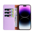 Leather Flip Wallet iPhone Case with Card Slots