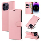 Leather Flip Wallet iPhone Case with Card Slots