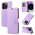 Leather Flip Wallet iPhone Case with Card Slots