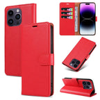Leather Flip Wallet iPhone Case with Card Slots