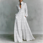 Tove Printed Button Front Maxi Dress_2