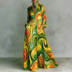 Tove Printed Button Front Maxi Dress_4