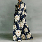 Tove Printed Button Front Maxi Dress_7