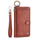 Zipper Wallet iPhone Case with Detachable Phone Holder