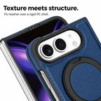 Leather iPhone Duo Case with Ring Kickstand
