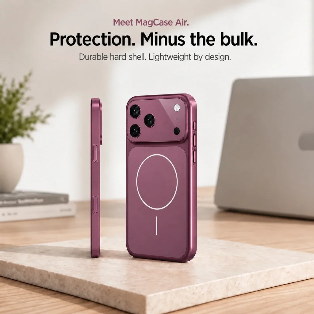 MagSafe Phone Case with Camera Lens Cover