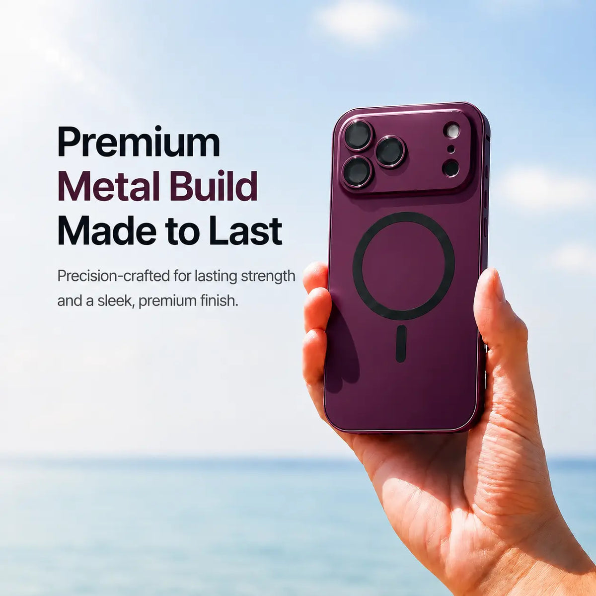 Slim Metal MagSafe Phone Case