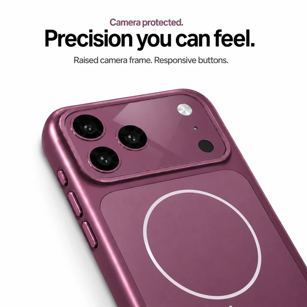 MagSafe Phone Case with Camera Lens Cover