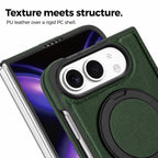 Leather iPhone Duo Case with Ring Kickstand