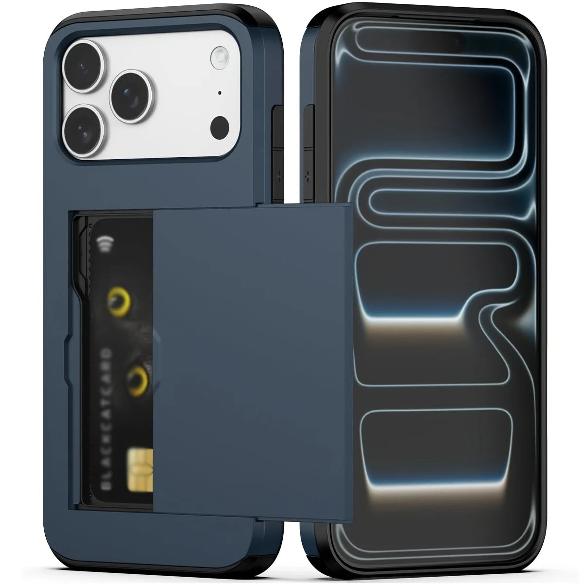 Sliding Card Holder Wallet iPhone Case