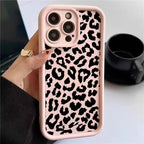 Leopard Print Soft Bumper iPhone Case