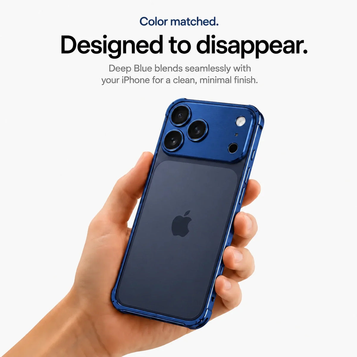 Open Back Phone Case with Corner Bumpers