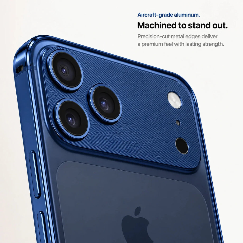 Open Back Phone Case with Corner Bumpers
