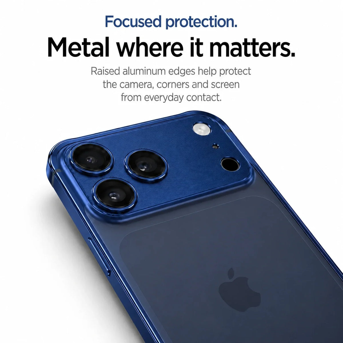 Open Back Phone Case with Corner Bumpers