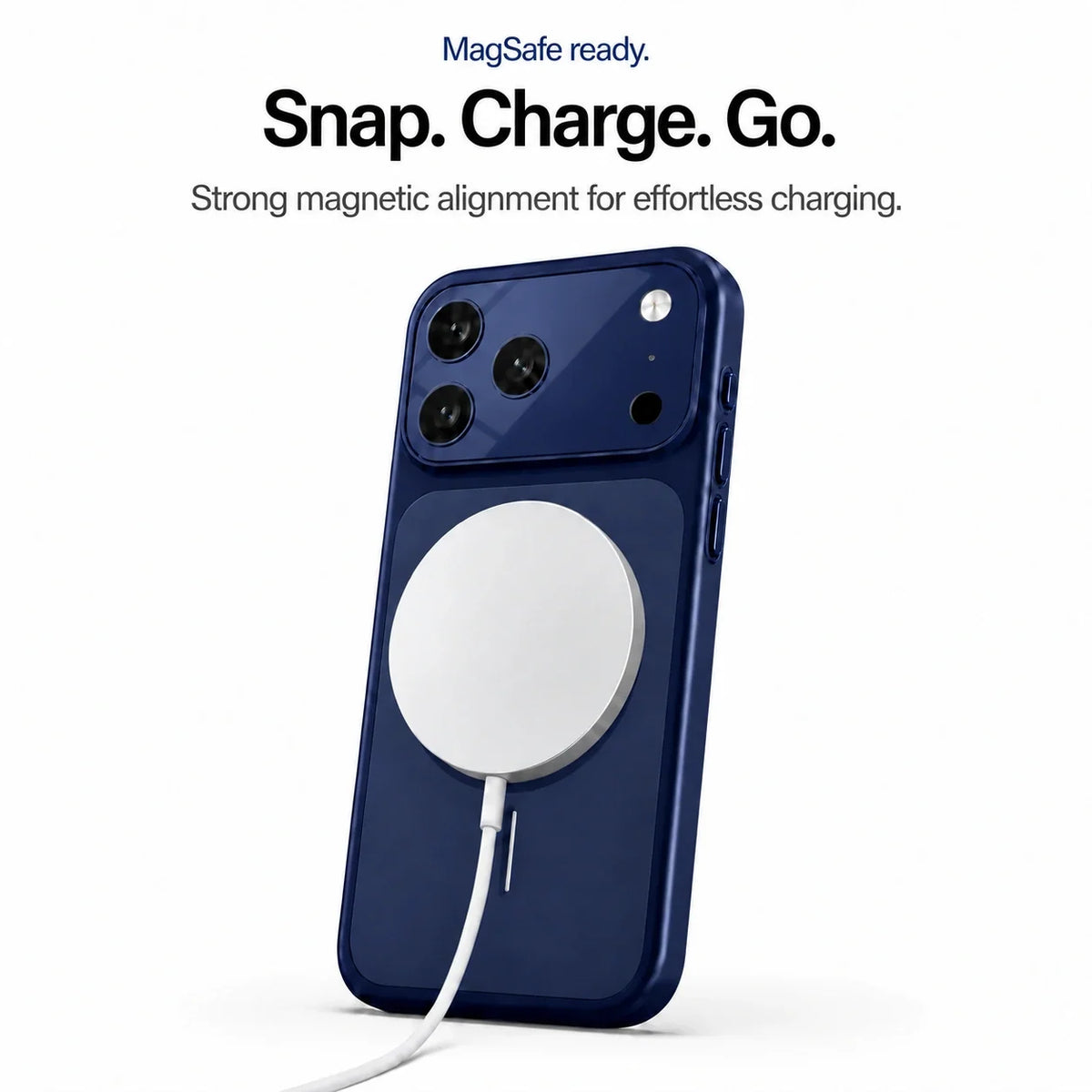 MagSafe Phone Case with Camera Lens Cover