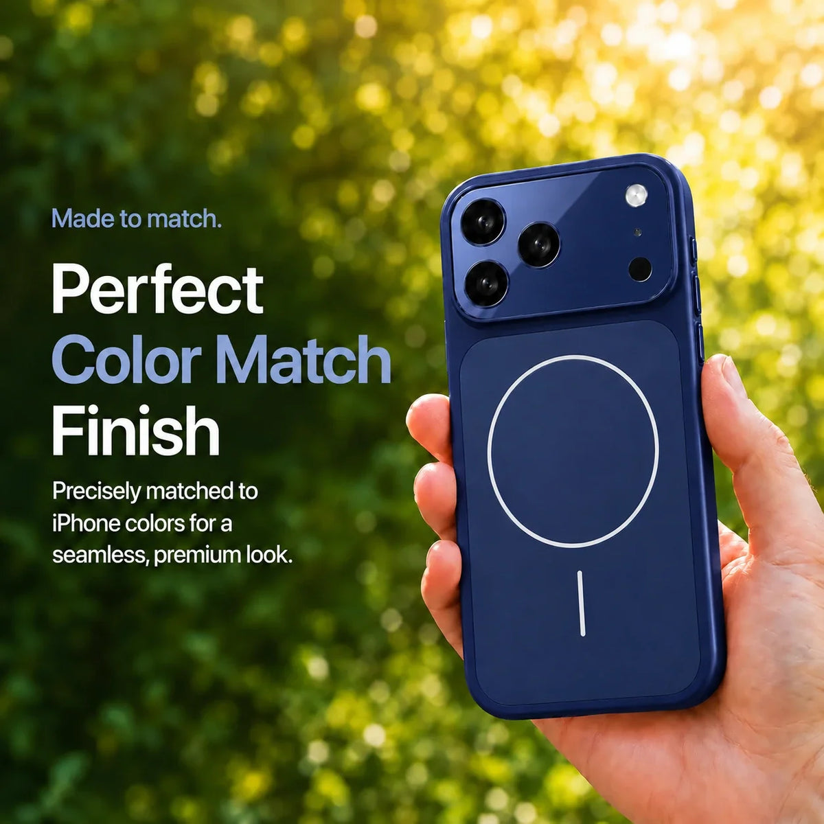MagSafe Phone Case with Camera Lens Cover