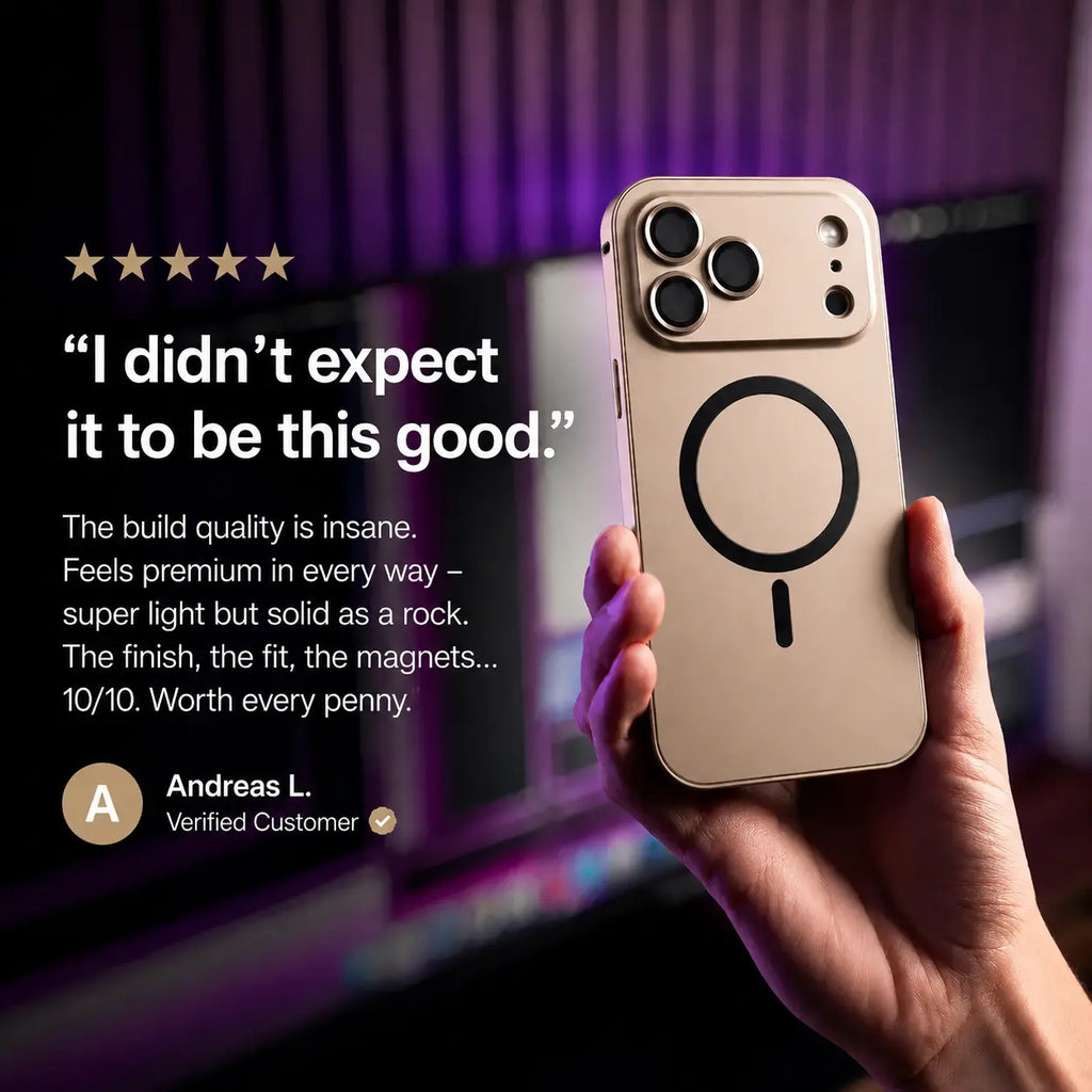 Slim Metal MagSafe Phone Case