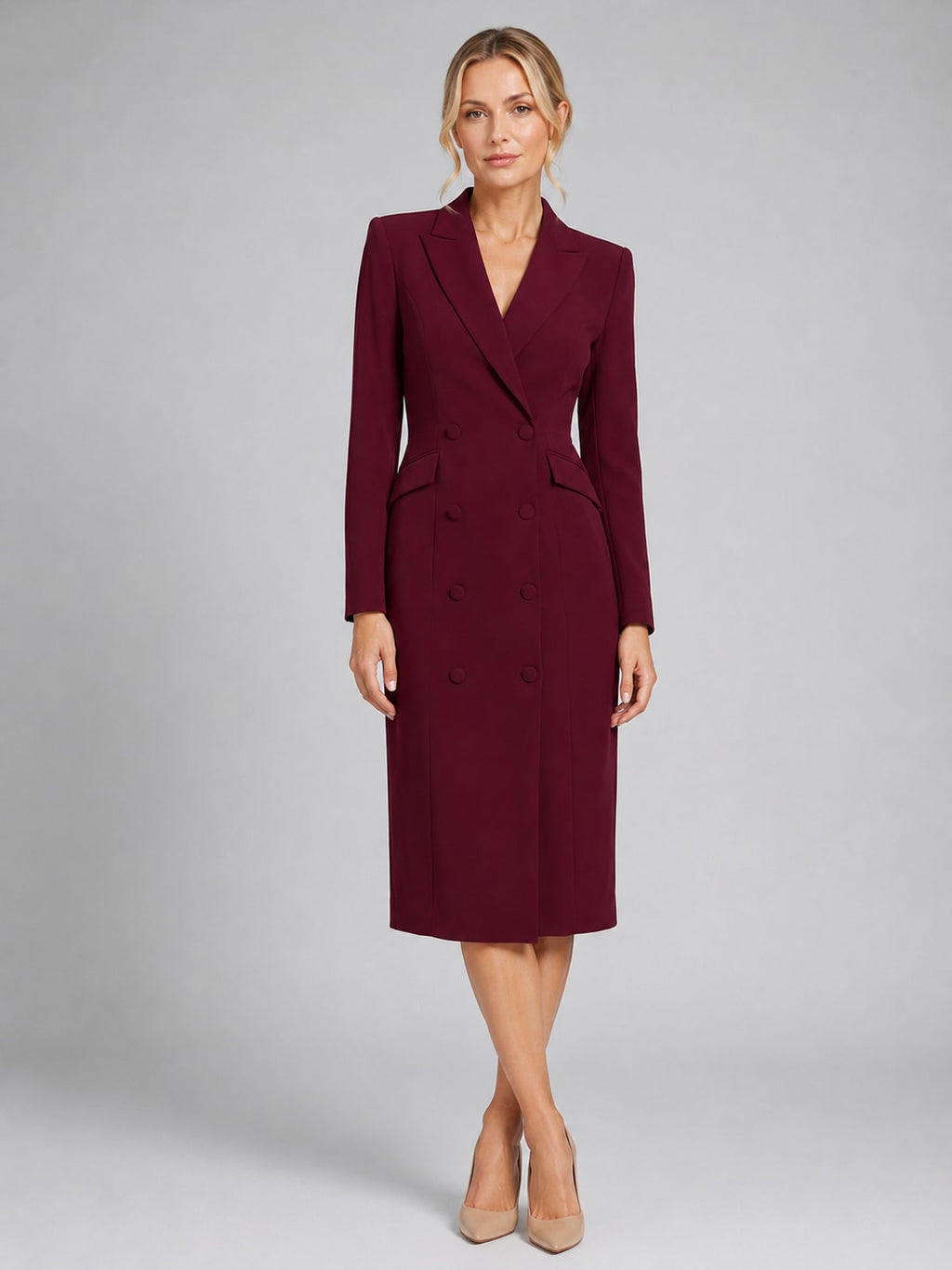 Ilaria Double Breasted Blazer Dress_6