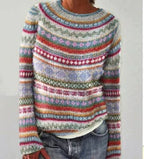 Emmanuelle Fair Isle Knit Sweater_3