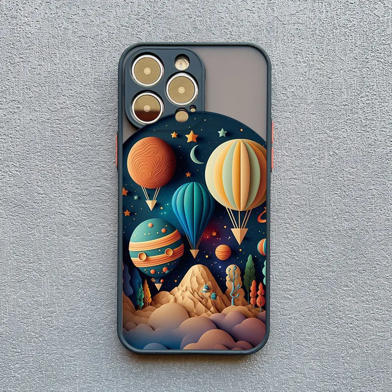 Aesthetic Papercraft Scenery iPhone Case