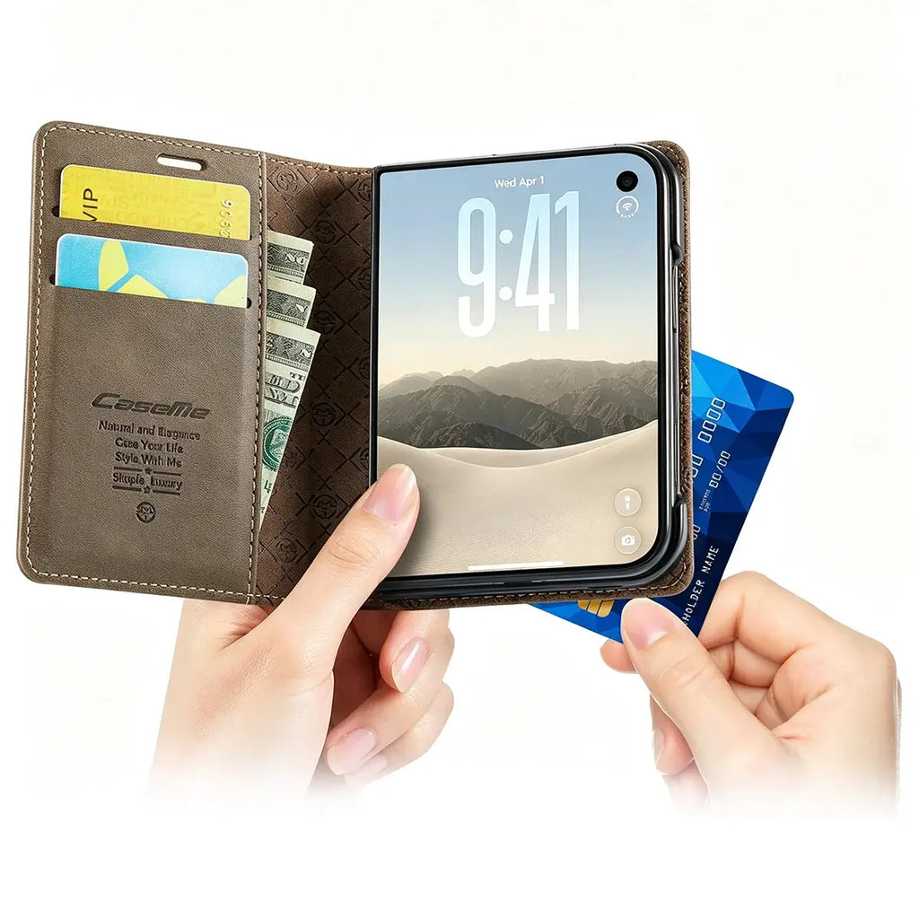 Foldable iPhone Duo Case with Card Slots