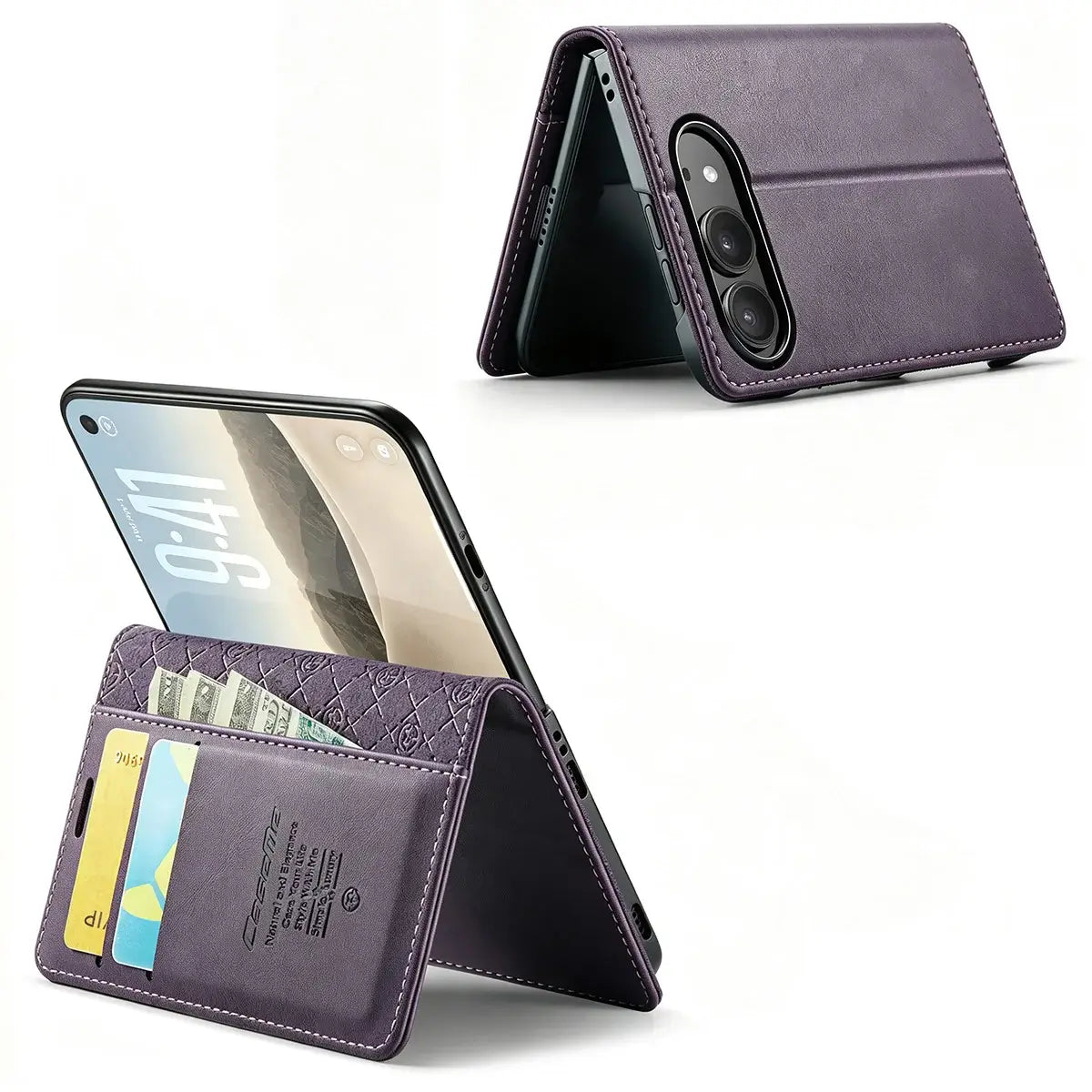 Foldable iPhone Duo Case with Card Slots