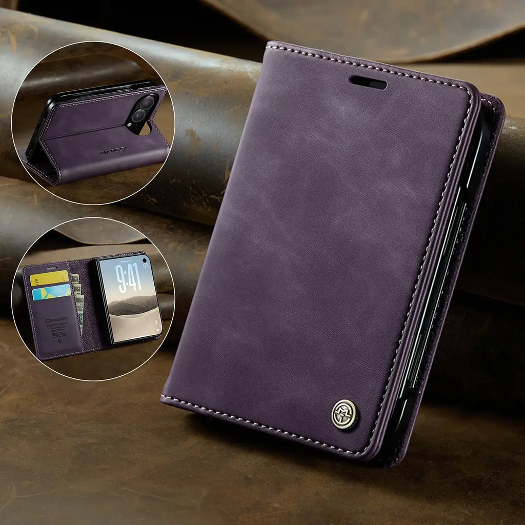 Foldable iPhone Duo Case with Card Slots