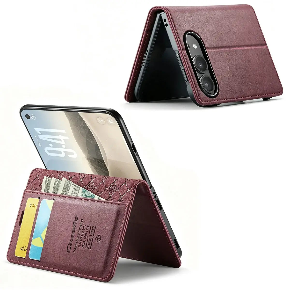 Foldable iPhone Duo Case with Card Slots