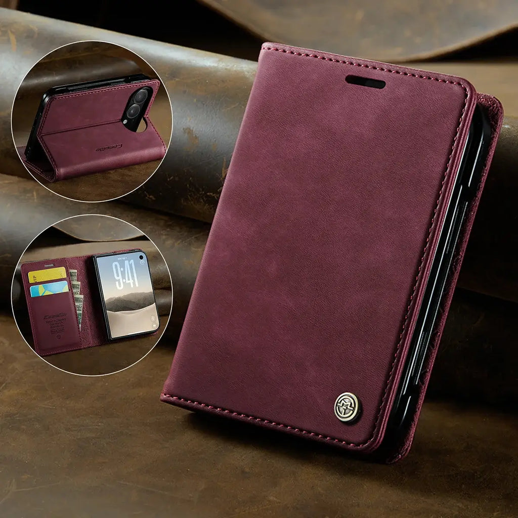 Foldable iPhone Duo Case with Card Slots