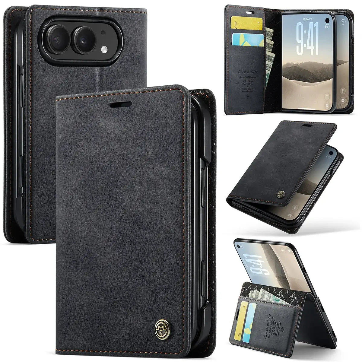 Foldable iPhone Duo Case with Card Slots