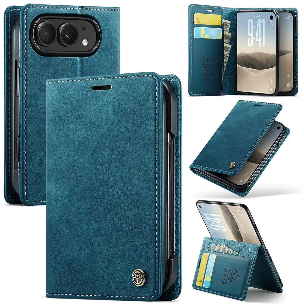 Foldable iPhone Duo Case with Card Slots