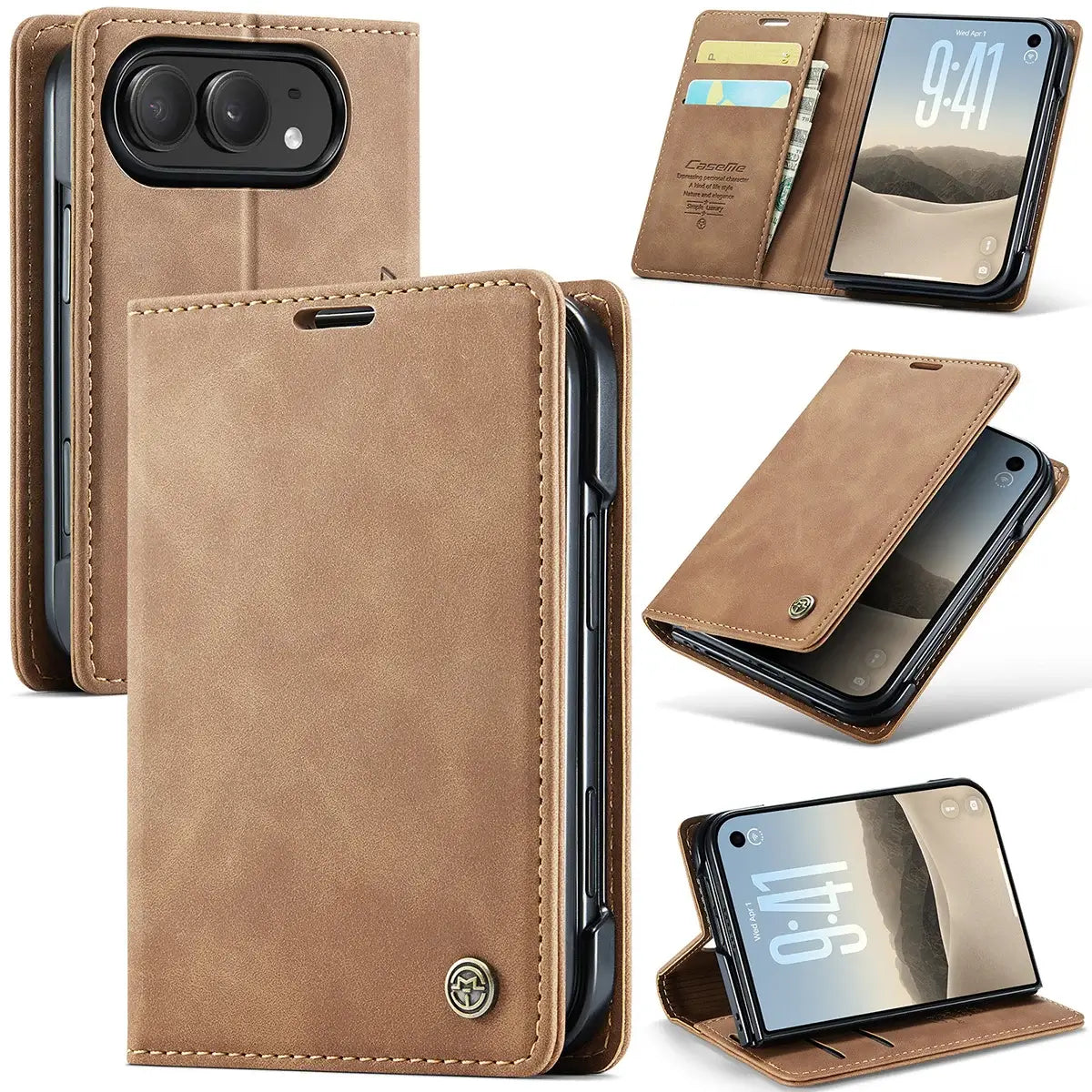 Foldable iPhone Duo Case with Card Slots