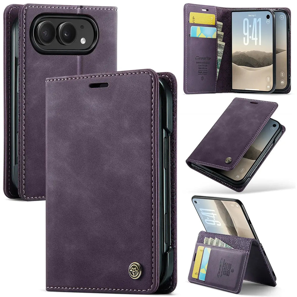 Foldable iPhone Duo Case with Card Slots