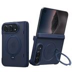 Foldable iPhone Case MagSafe Rotating Ring Stand