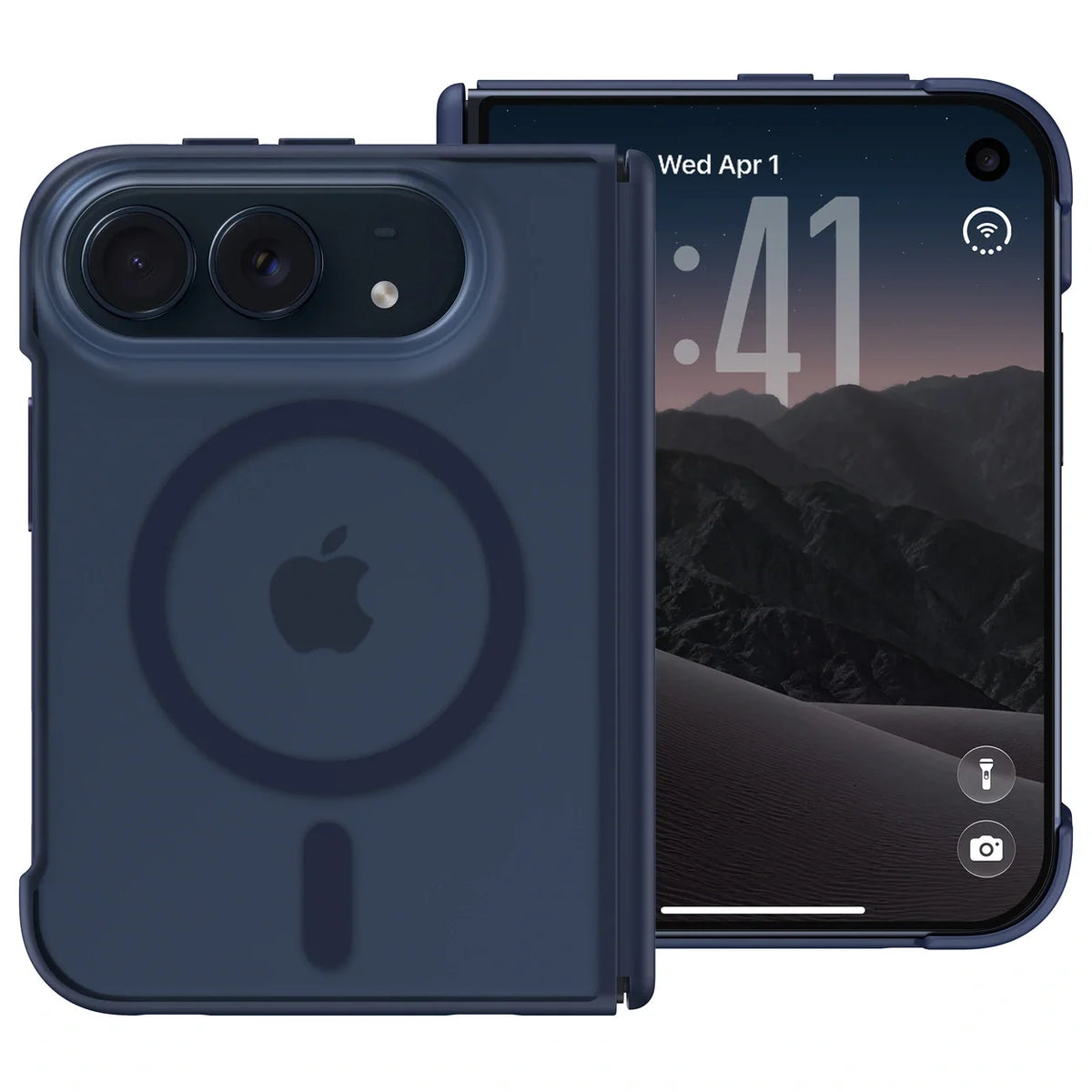Frosted MagSafe Foldable iPhone Case