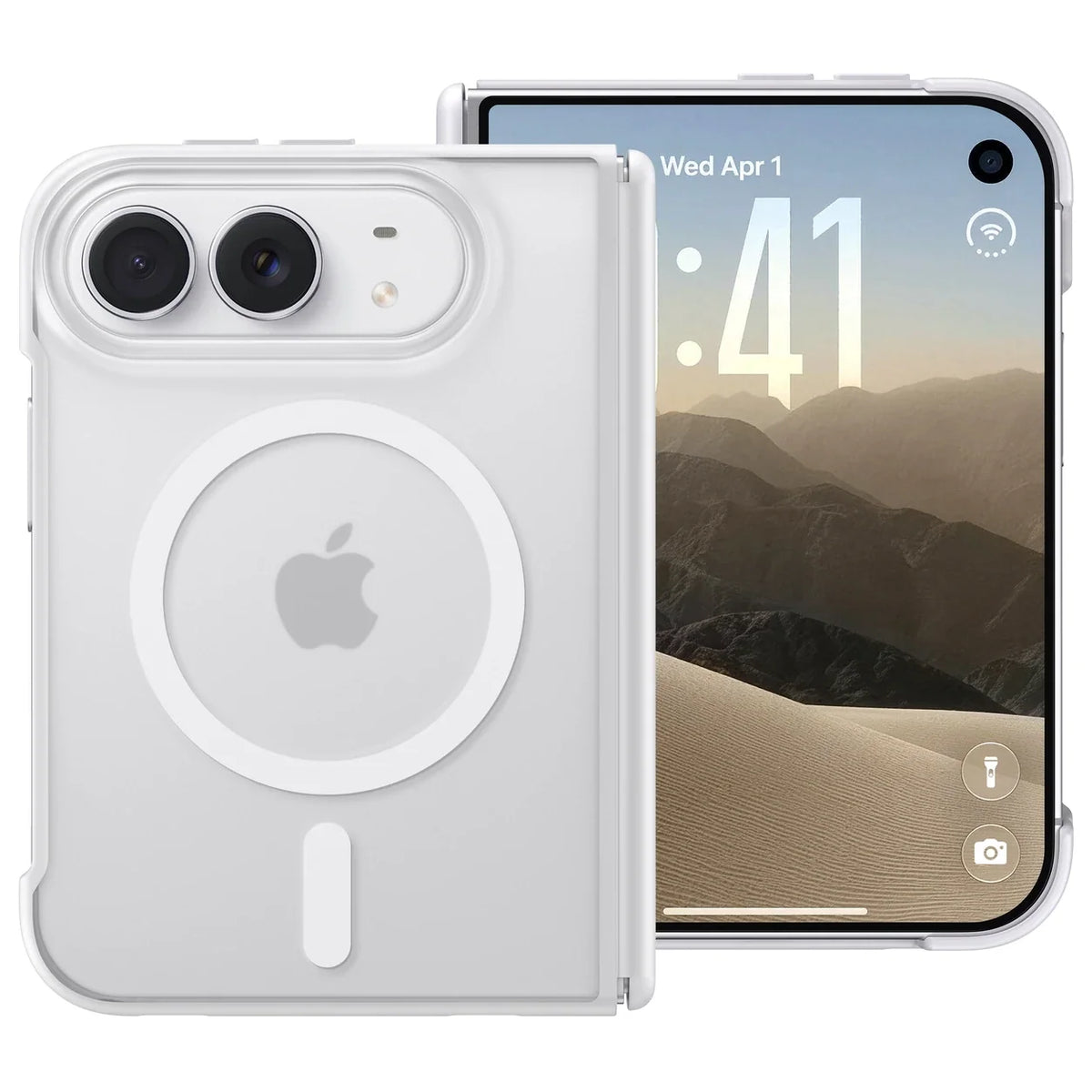 Frosted MagSafe Foldable iPhone Case