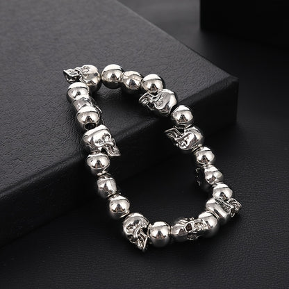 Rogue Bead Skull Bracelet