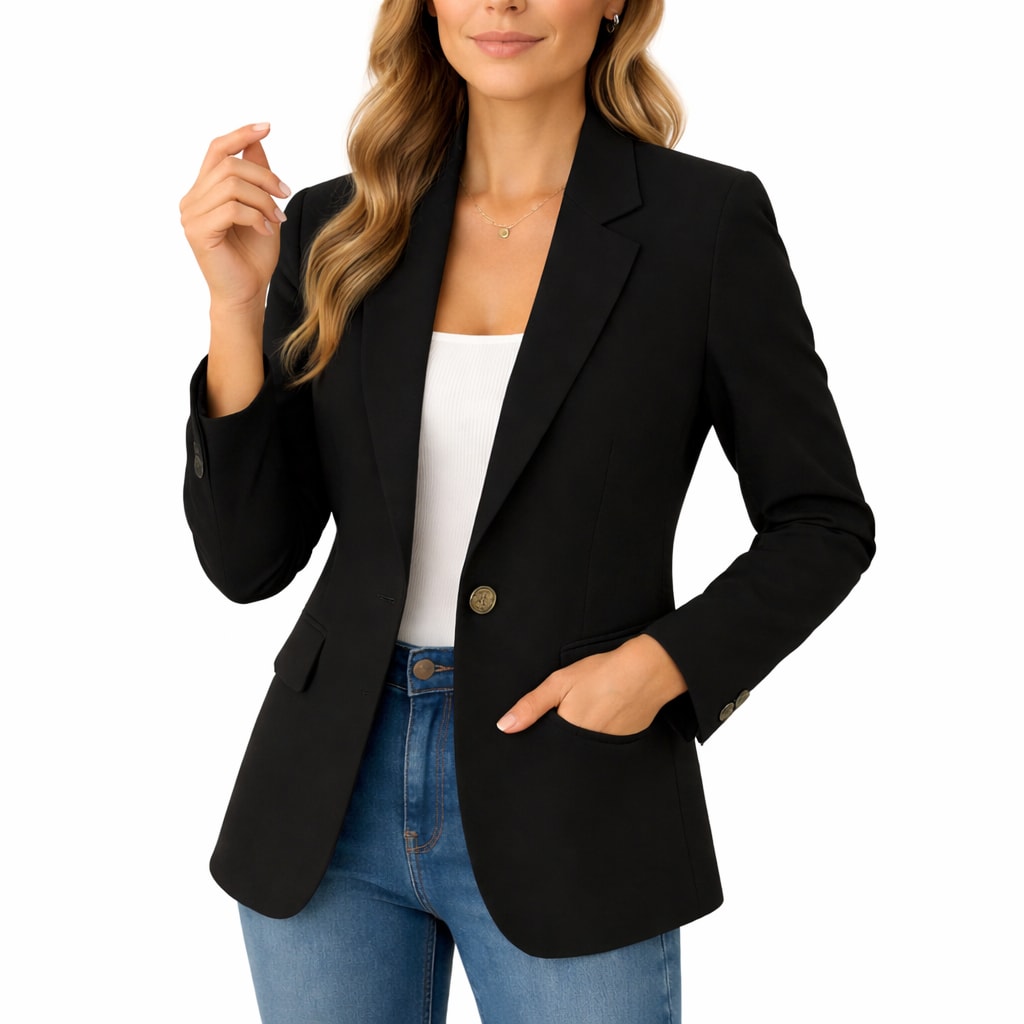 Nolwenn Slim Fit Tailored Blazer_2