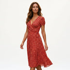 Johanna Floral Print A-Line Dress_6