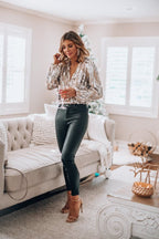 Janneke Sequin V-Neck Blouse_2