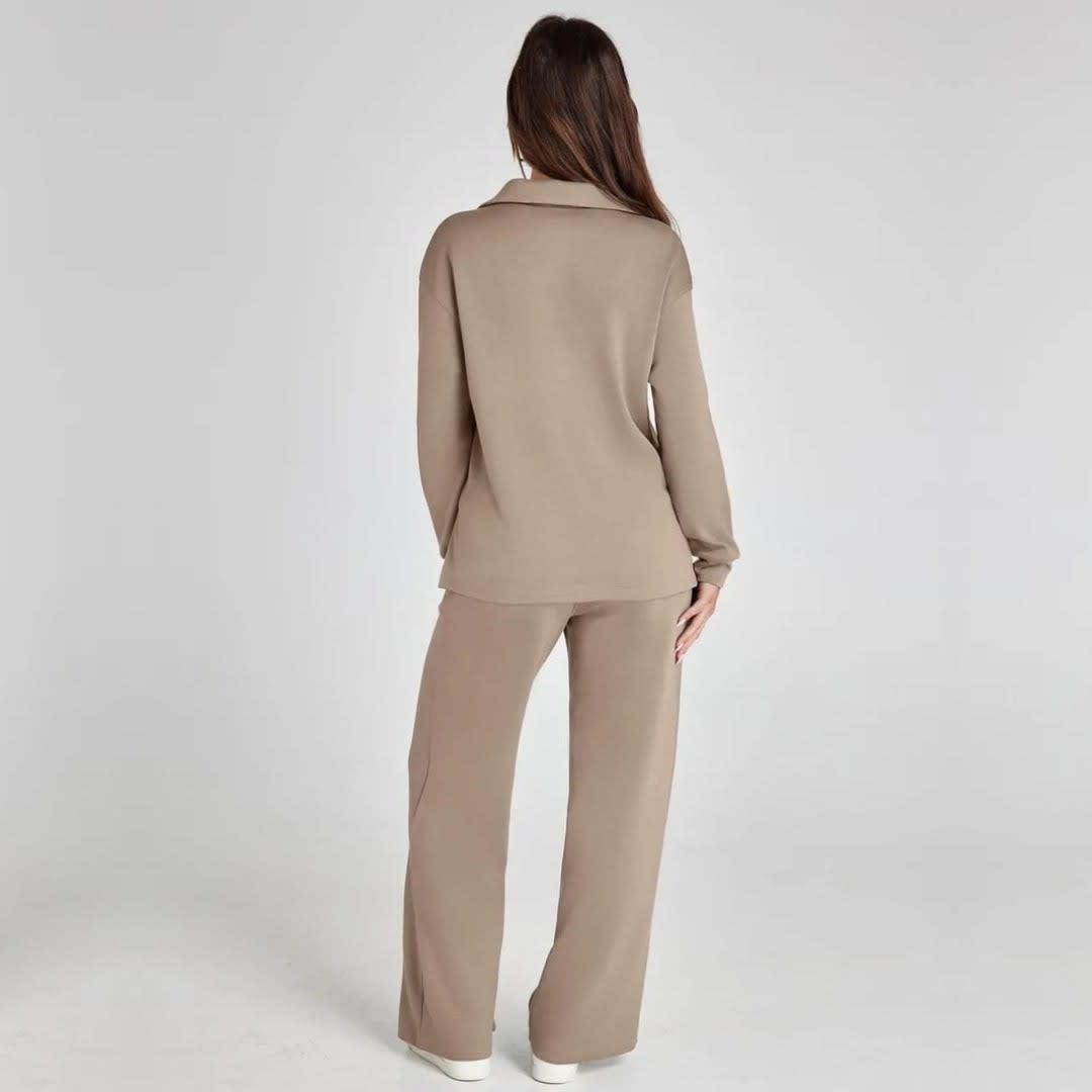 Petra Wide Leg Knit Lounge Set_4