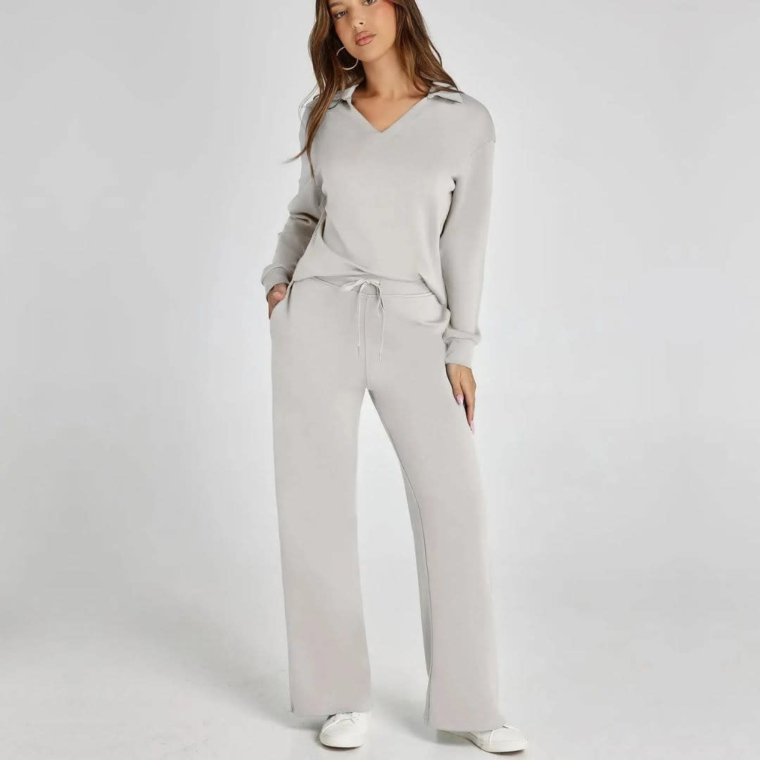 Petra Wide Leg Knit Lounge Set_5