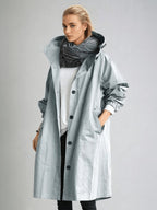 Sofie Water Resistant Hooded Trench Coat_5