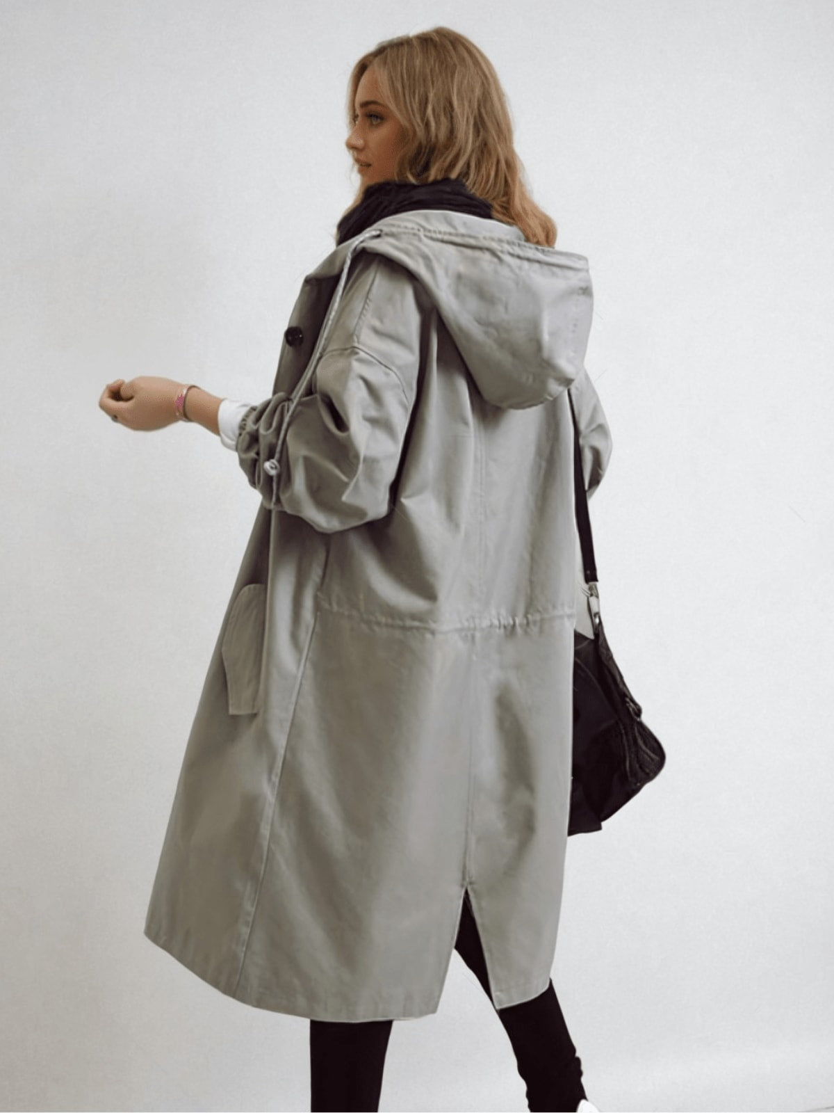 Sofie Water Resistant Hooded Trench Coat_8
