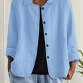 Mei Lightweight Button Front Shirt Jacket_1