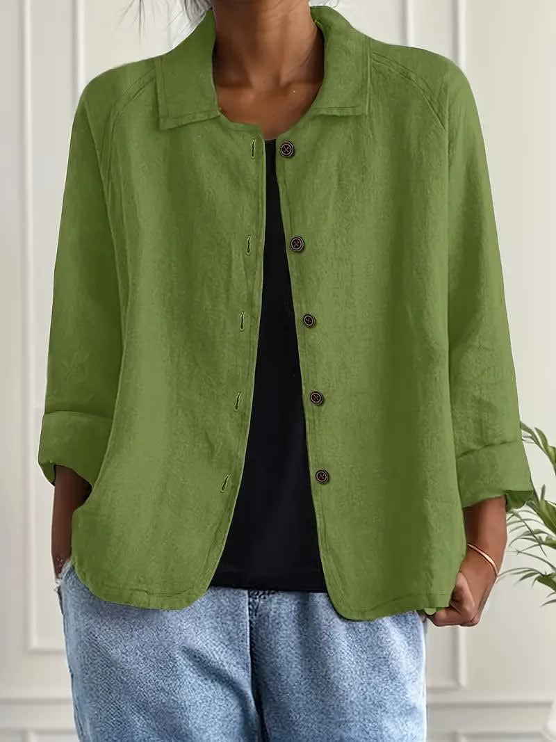 Mei Lightweight Button Front Shirt Jacket_11